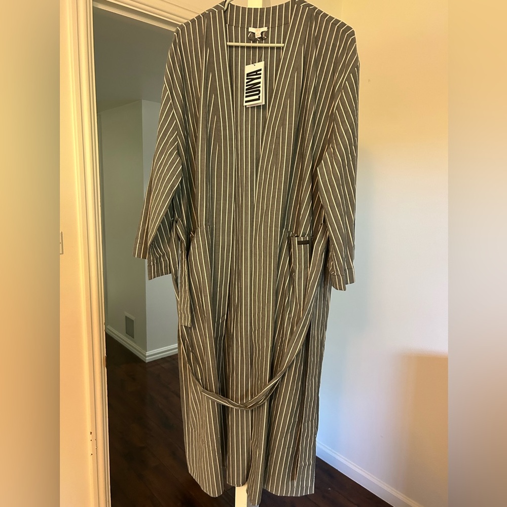 Lunya striped robe